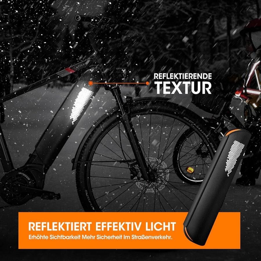 EBike e-bike accubeschermhoes 30- omtrek voor levensduur accu verlenging bescherming tegen kou en vuil e-bike accessoires als e-bike accubescherming voor Bosch Haibike KTM Cube
