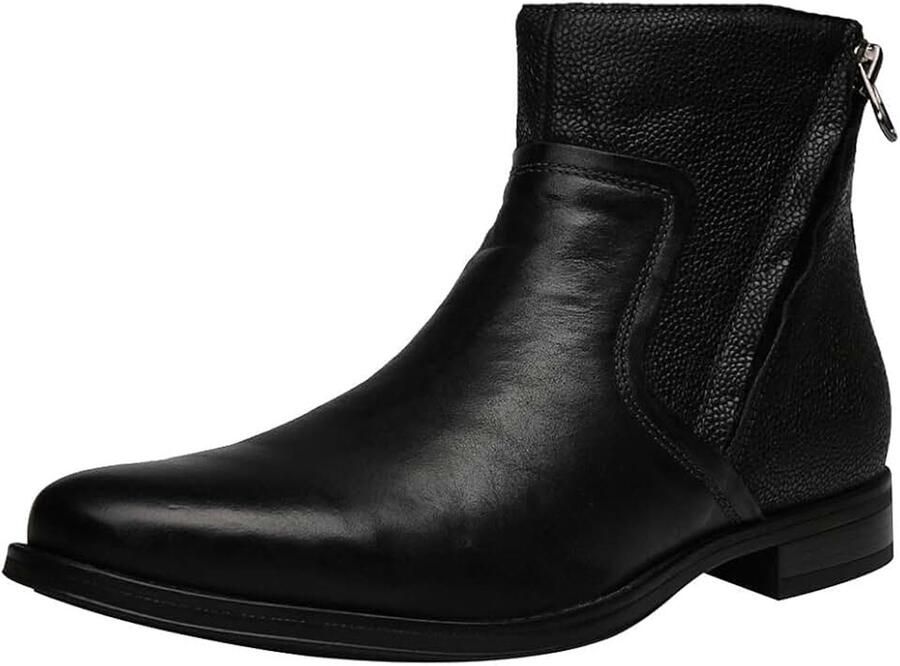 Echt Leder Westers Wijnoogst Chukka Chelsea Derby Laarzen Zip Enkel
