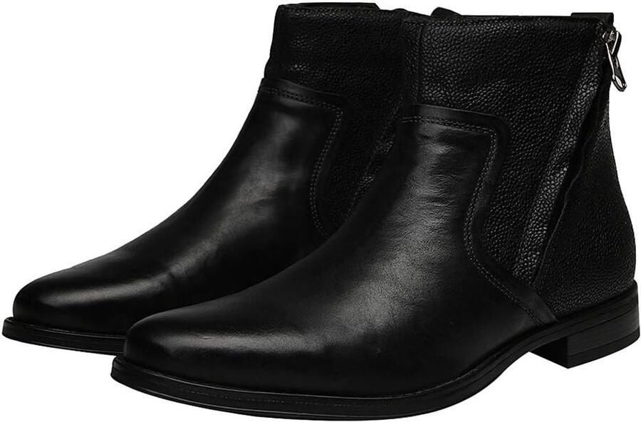 Echt Leder Westers Wijnoogst Chukka Chelsea Derby Laarzen Zip Enkel