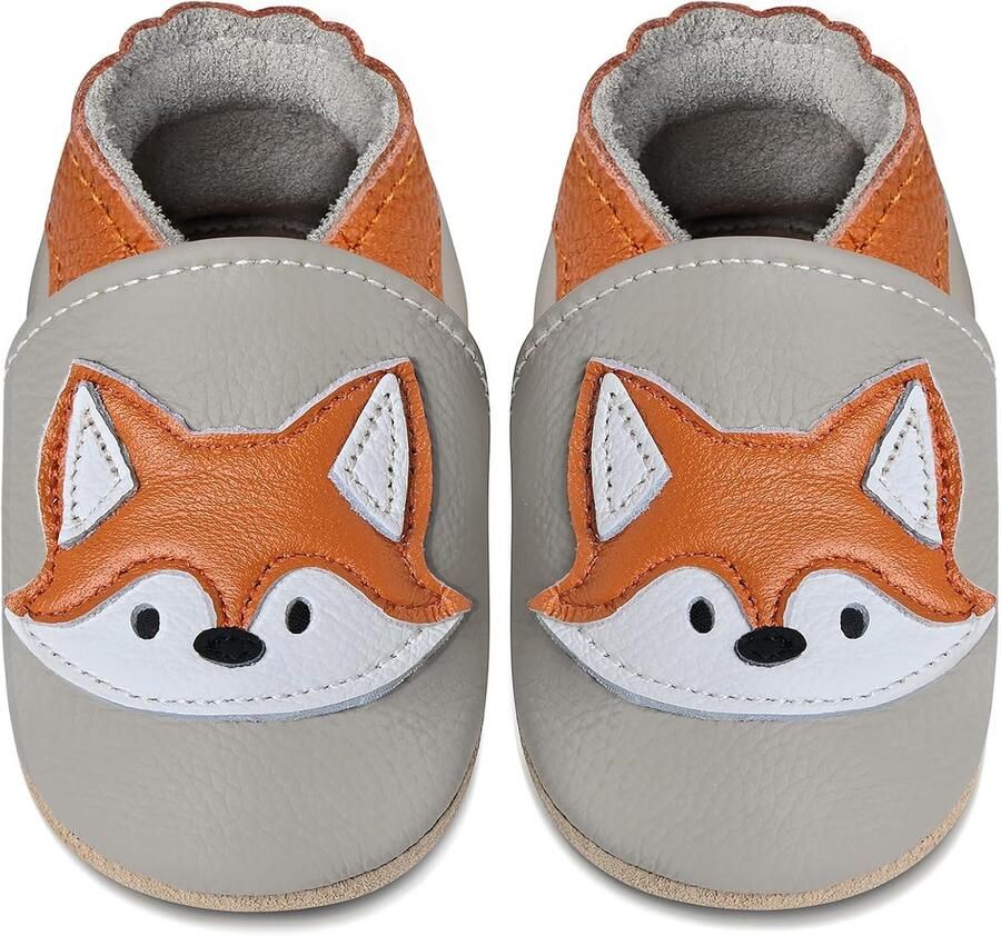 Echt Lederen Babyschoenen met Zachte Zool Leren Lopen Schoentjes voor &