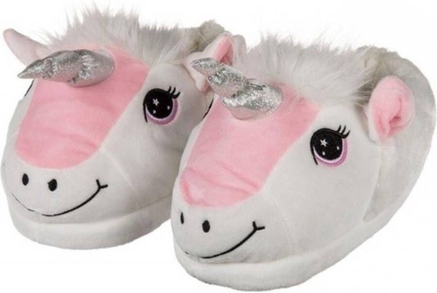 Merkloos Sans marque Eenhoorn pantoffels voor volwassenen Unicorn sloffen voor dames