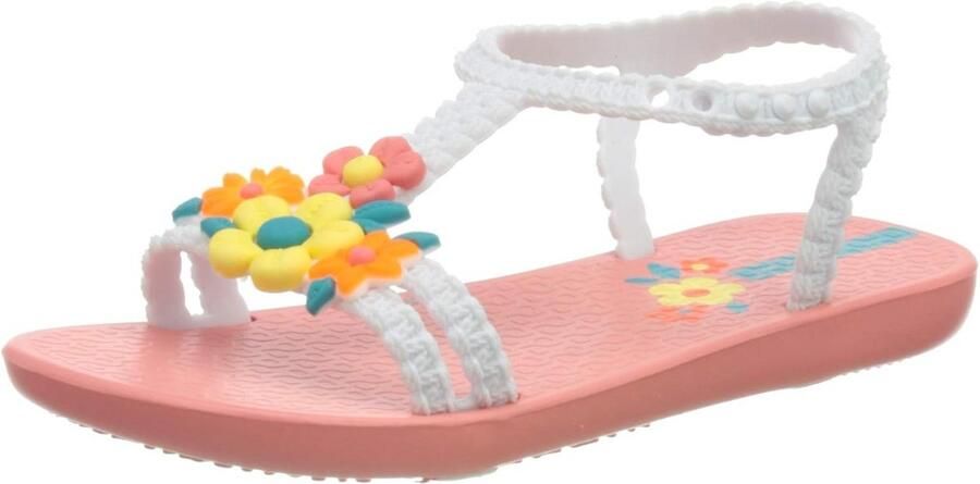 Eerste Babysandalen voor Meisjes met Bloemen en Verstelbare Bandjes