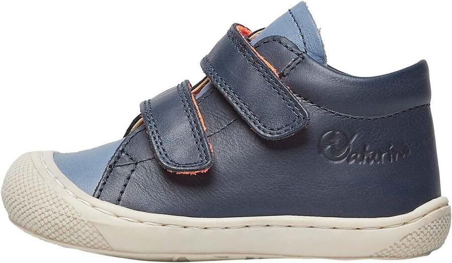 Eerste Babyschoenen Suède voor Jongens met Bliksemschicht Flexibele Zool