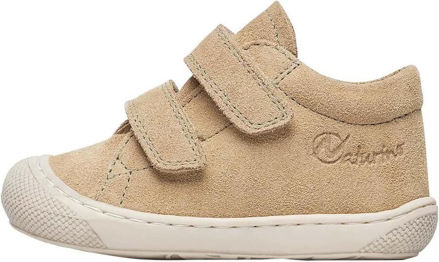 Eerste Babyschoentjes Jongen Suède met Bliksemprint Flexibele Zool