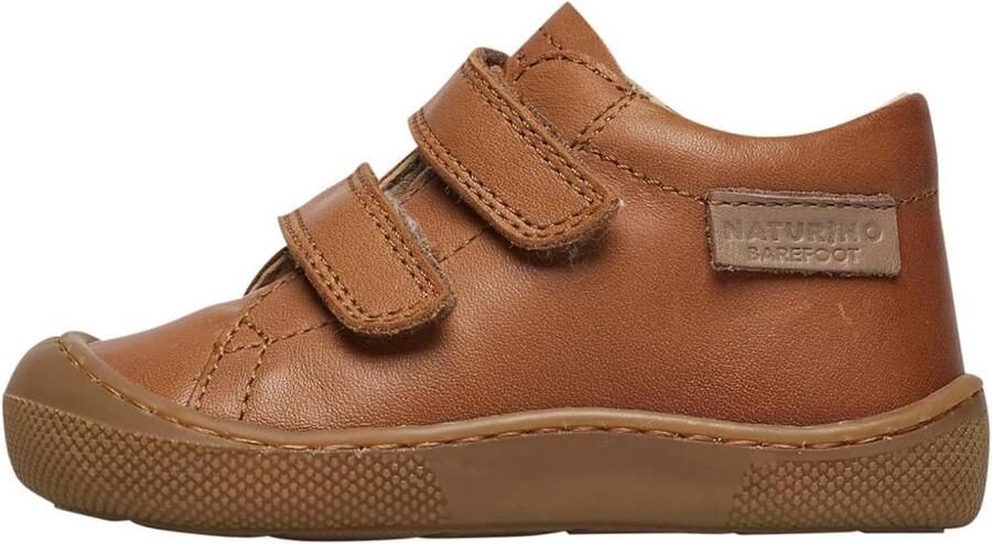 Eerste Loopschoenen Baby Jongen Leer Flexibele Barefoot Zolen Navy Blauw