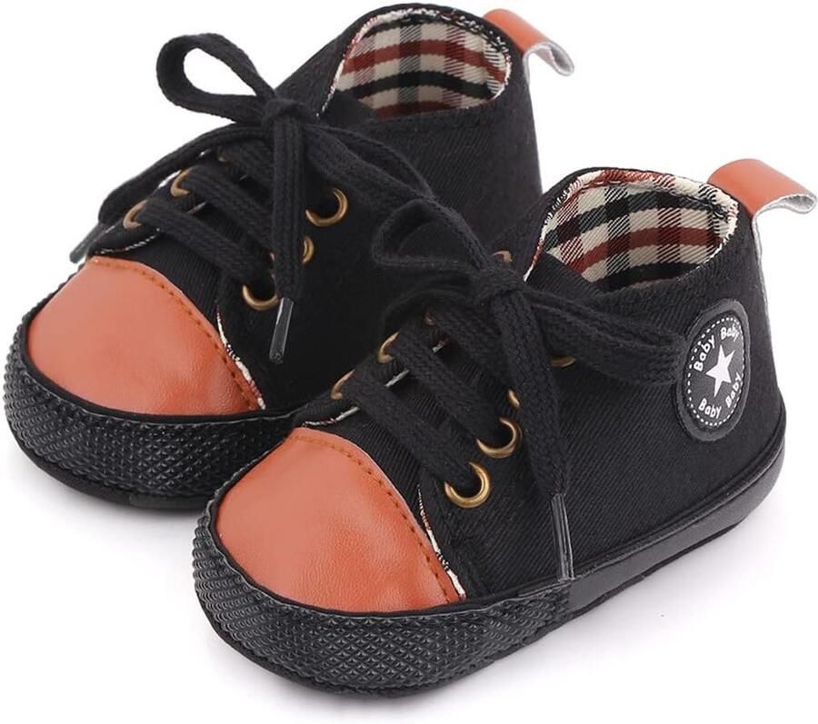 Eerste Loopschoenen Kinderen Canvas Ade d met Zachte Antislip Zool