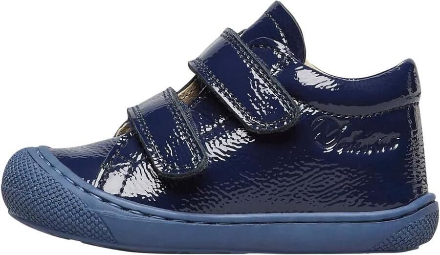 Eerste Loopschoenen Meisjes Leren Met Klittenband en Lieveheersbeestjesprint