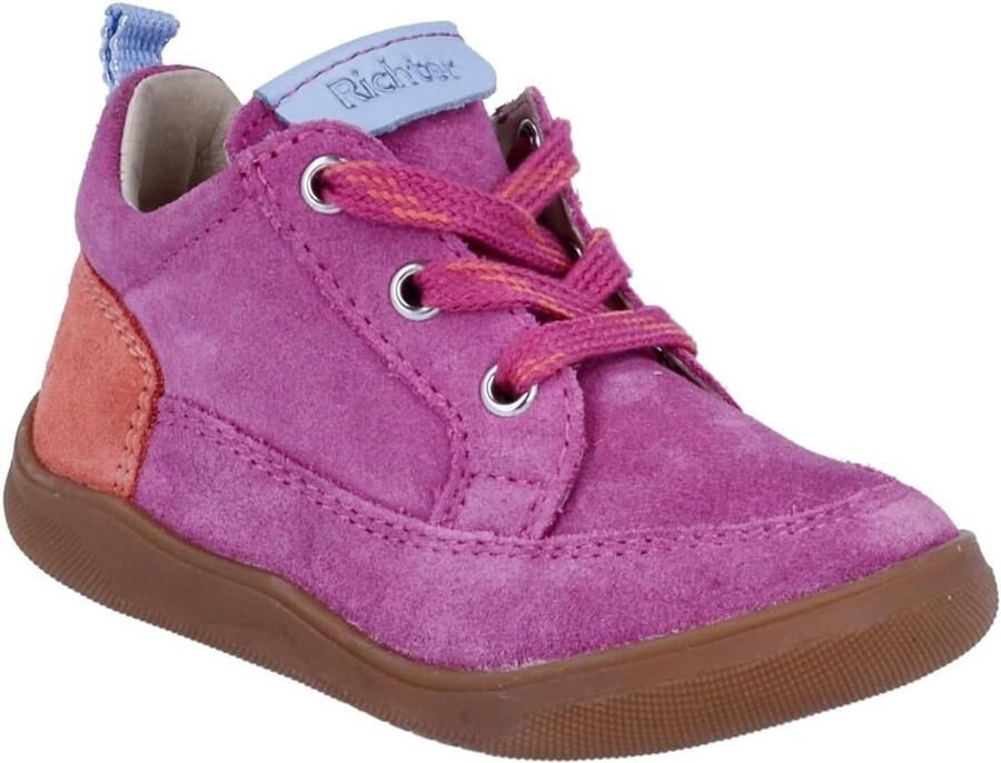 Eerste Loopschoen Meisje Leer Flexibele Zool Voor Beginnende Lopers