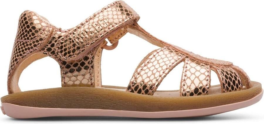 Eerste Loopschoentjes Meisjes Sandalen Roze Leer Textiel