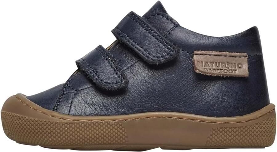 Eerste Staps Schoenen Jongens Barefoot Laarsjes met Klittenband Leer