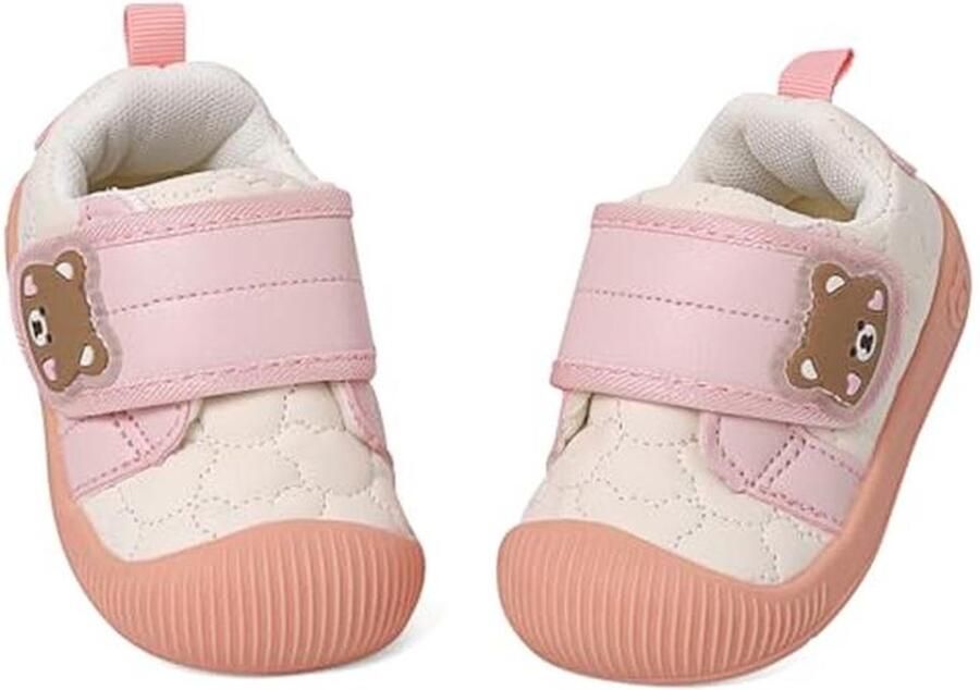 Eerste Wandelschoenen voor Baby en Peuter Rubber Anti-Slip Prewalker Schoenen