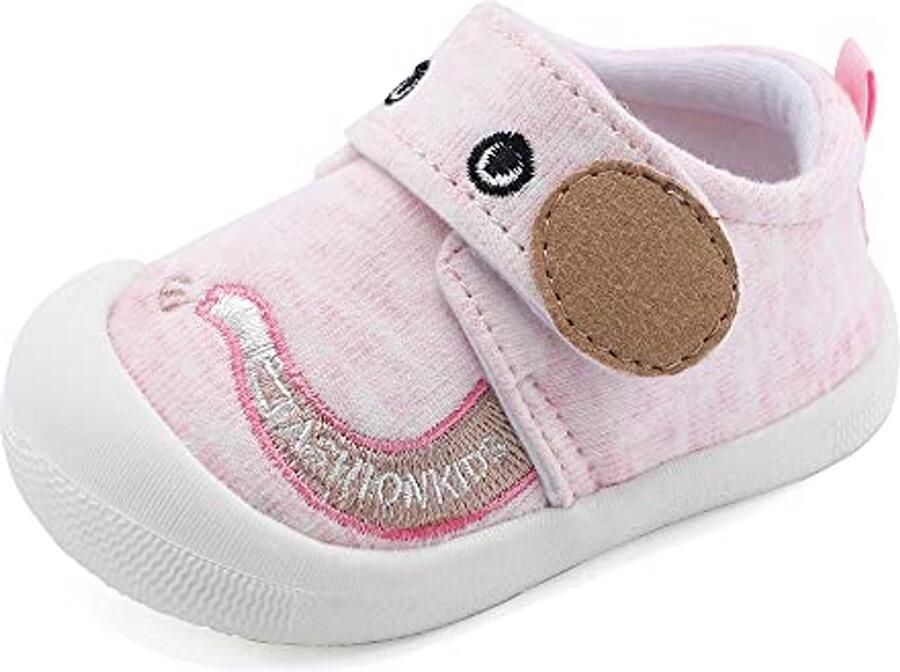 Eerste Wandelschoenen voor Baby en Cartoon Peuter Rubber Anti-Slip Prewalker Schoenen