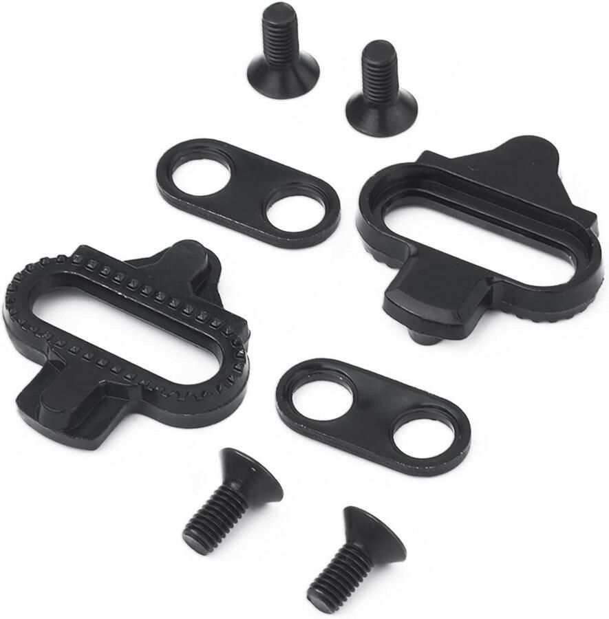 Egoods Fietsschoenplaatjes van Staal voor en Geschikt voor Binnen en Buiten Compatibel met SPD SM-SH51