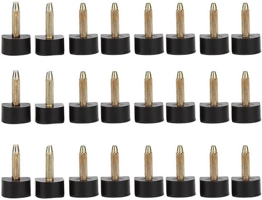 Eindkap 24 Stuks Hakvervangingstool Antislip TPU IJzer Duurzaam Comfortabel Gebruik Hieltip