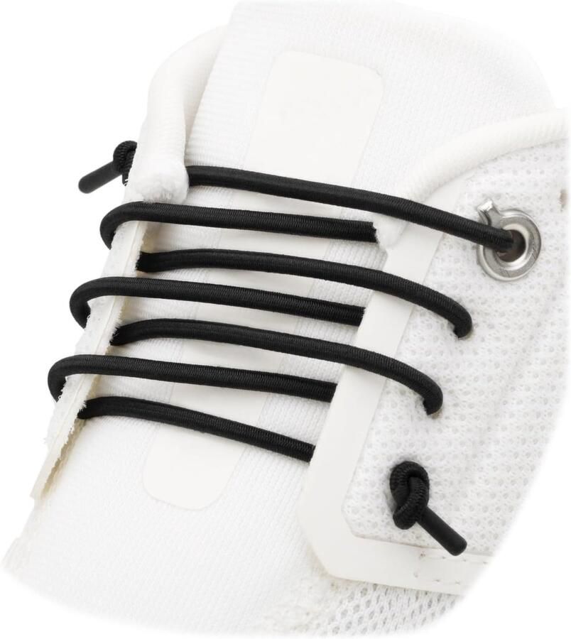 Elastic No Tie On Cloud Shoelaces 2 Pairs Stretchy Bungee Shoelaces For Sneakers Replace t ShopVlot