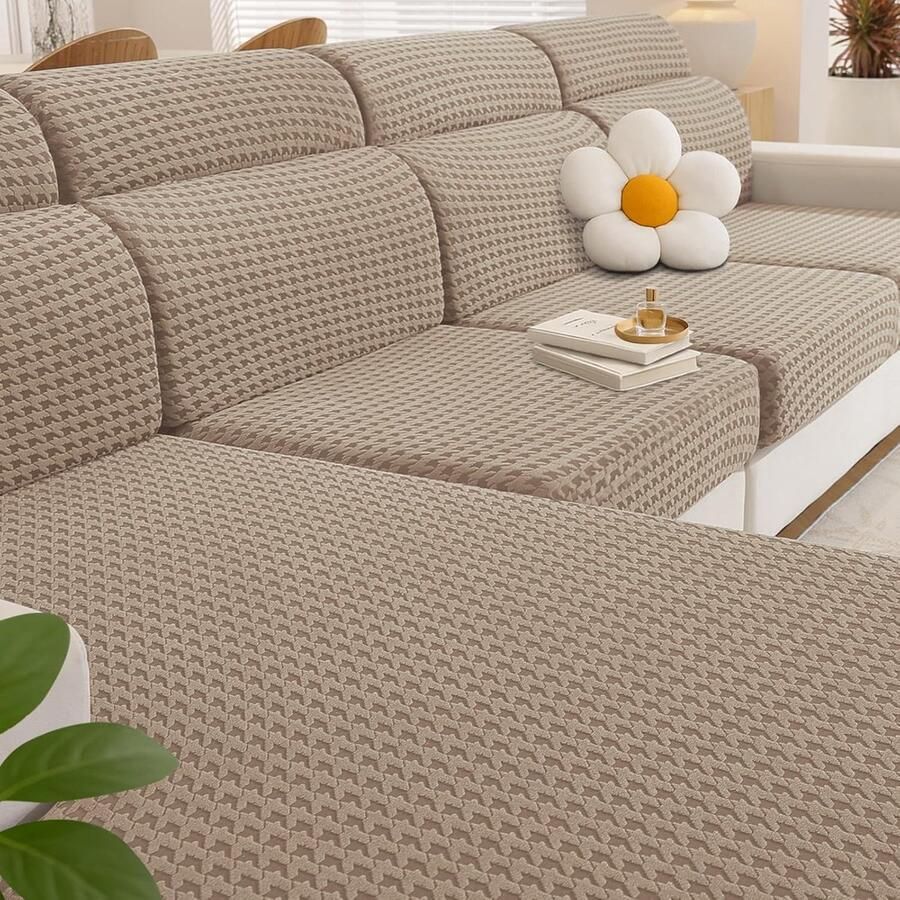 Elastische Sofa Stoelhoes Universele Sofa Kussenhoes Sofa Zitkussen Hoezen Hoes Voor Bankkussens Sofa Kussenhoezen Sofahoezen 2 Plaatsen Khaki