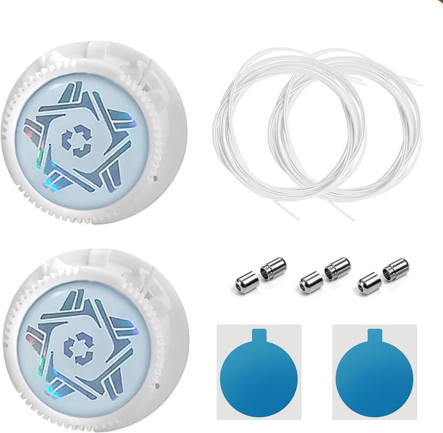 Elastische Veters met Draaibare Sluiting voor Snel Aan- en Uittrekken