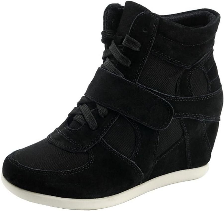 Elegante Comfortabele Wedge Hak Sneakers met Verborgen Hak voor Dames