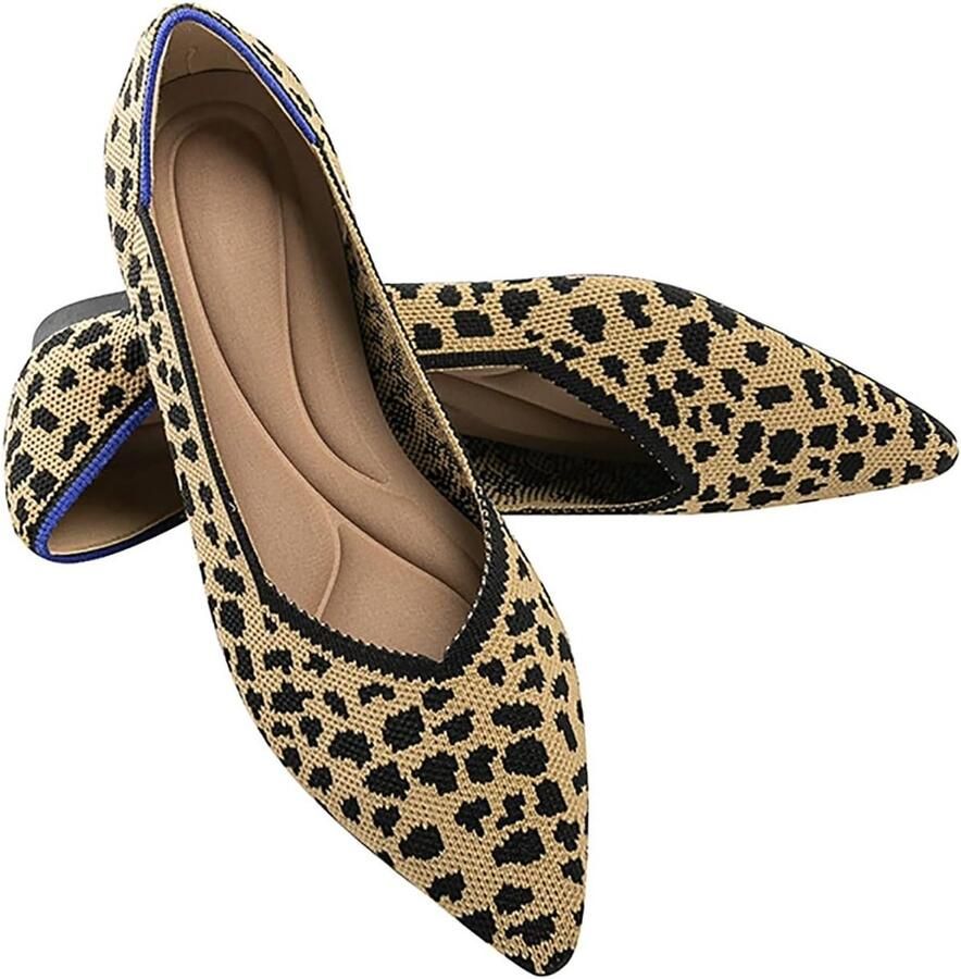 Elegante Dames Ballerina Schoenen met Puntige Neus Casual Vouwbaar en Comfortabel voor Elke Gelegenheid