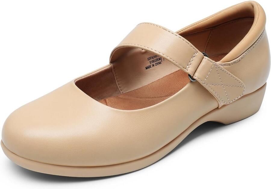 Elegante Dames Ballerina's Comfortabele Vegan Leren Flats