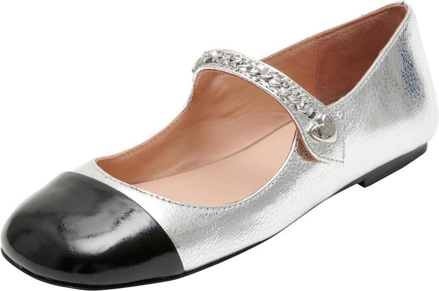 Elegante Dames Ballerina's Lak & Crackle Afwerking