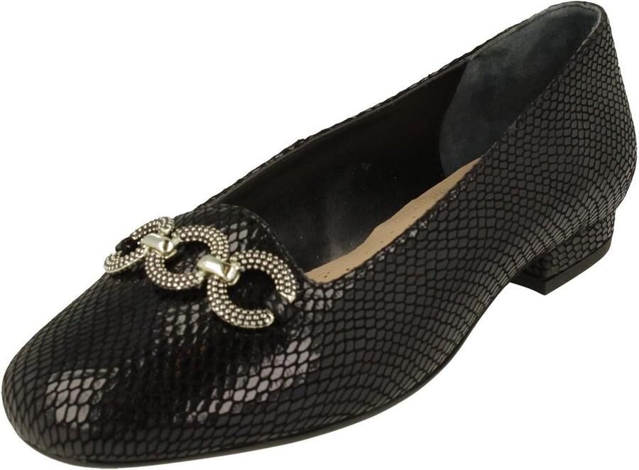 Elegante Dames Ballerina's met Metalen Rand