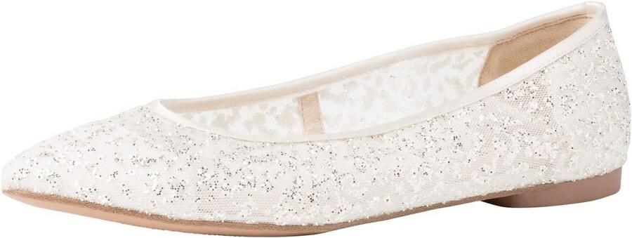 Elegante Dames Ballerina's Wit Comfortabele Flats voor Elke Dag