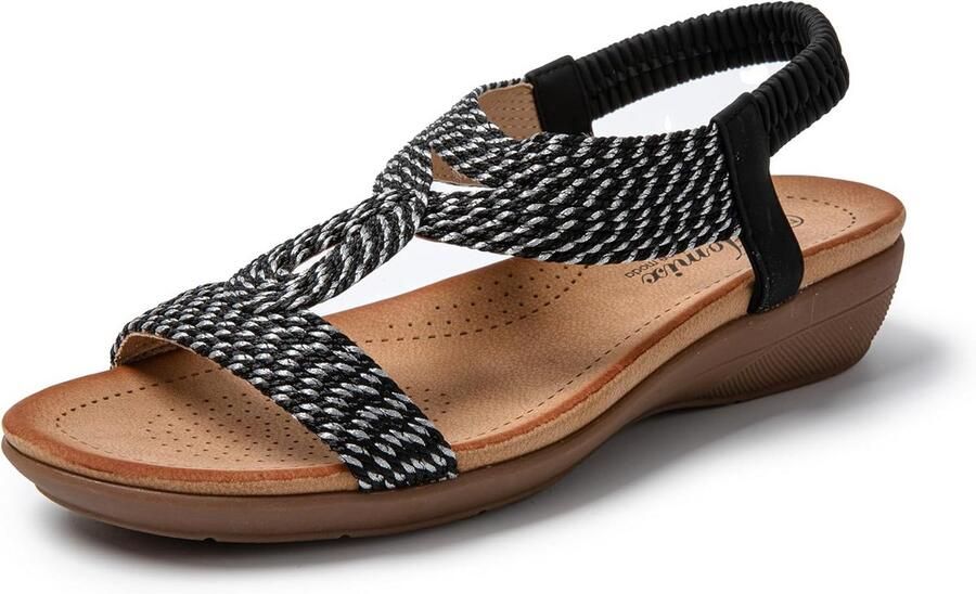 Elegante Dames Sandalen Zomer Plat Lichtgewicht & Ademend