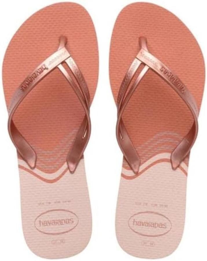 Elegante dames teenslippers met print voor comfort en stijl