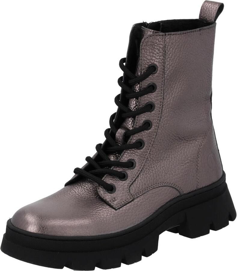 Elegante Echt Lederen Veterlaarzen voor Dames met Uitstekende Grip