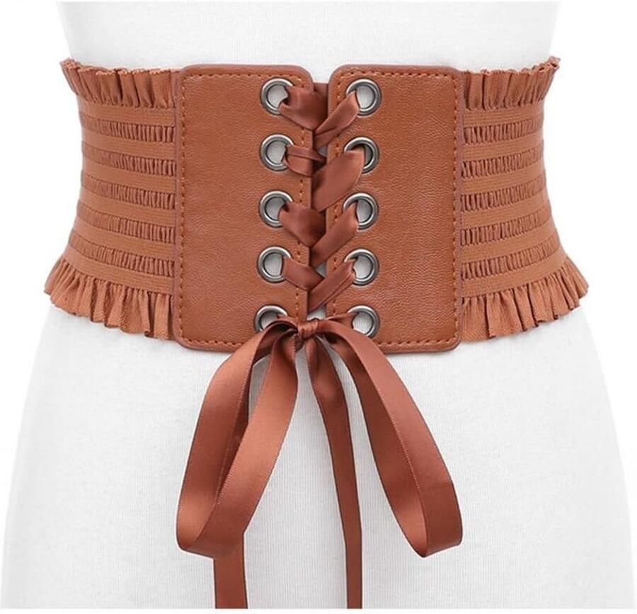 Elegante Laarzen met Korte Mouwen voor Dames Versierde Tailleband en Elastische Corset voor een Perfecte Pasvorm