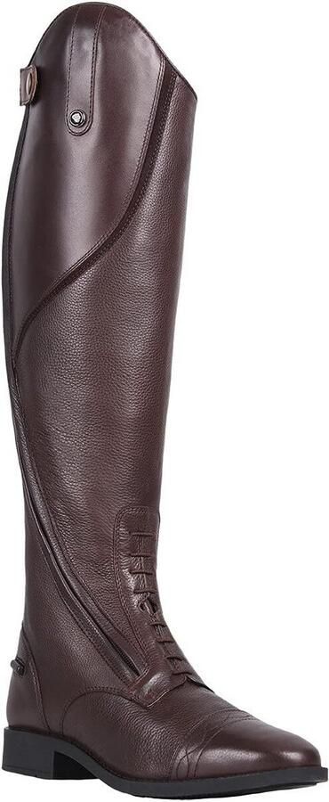 Elegante leren rijlaarzen voor dames met comfortabele pasvorm