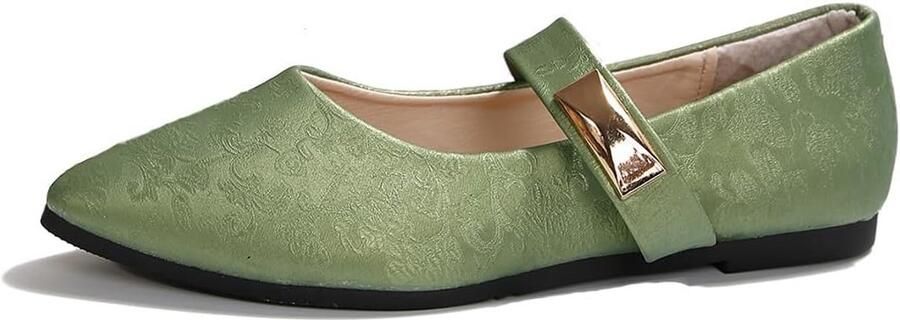 Elegante Platte Bruidsschoenen met Spitse Neus voor Dames