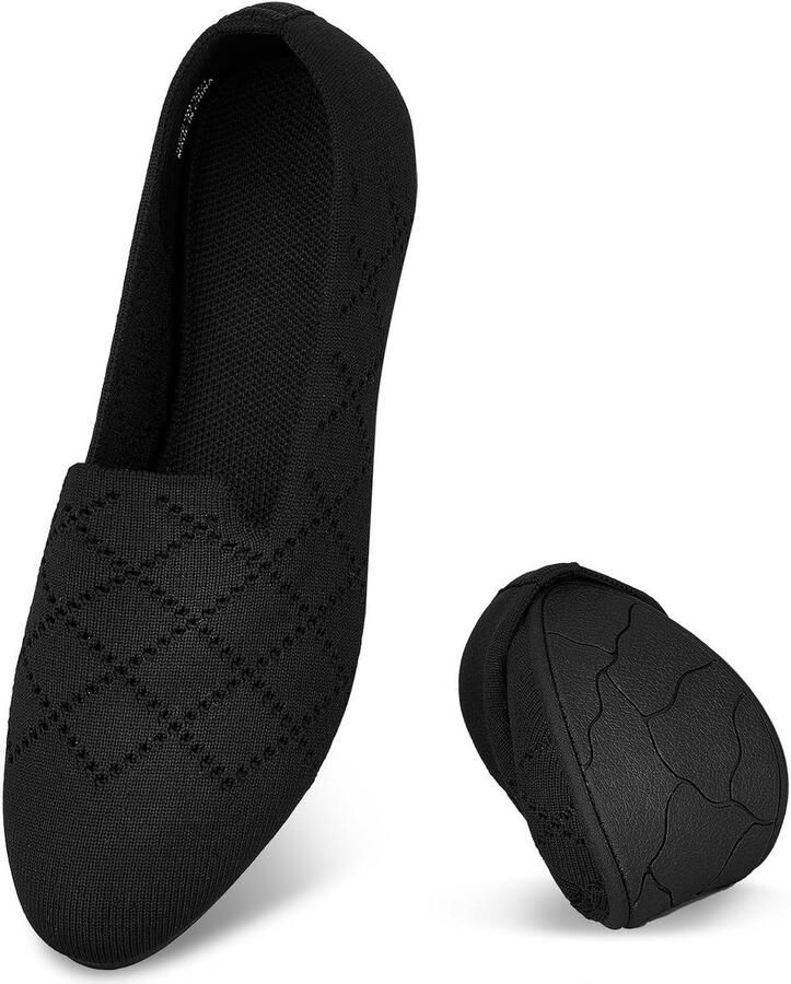 Elegante Puntige Ballerina Flats voor Dames met Non-slip Zool