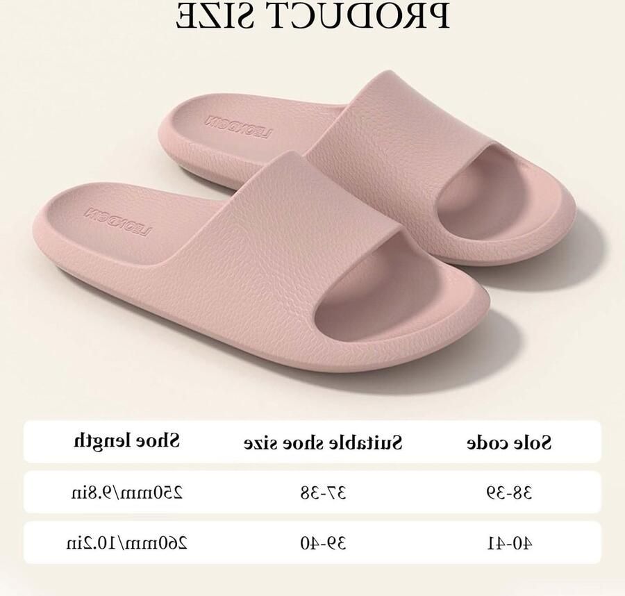 Elegante roze slippers voor vrouwen ultralichte badslippers non-slip sandalen voor binnen buiten en op reis