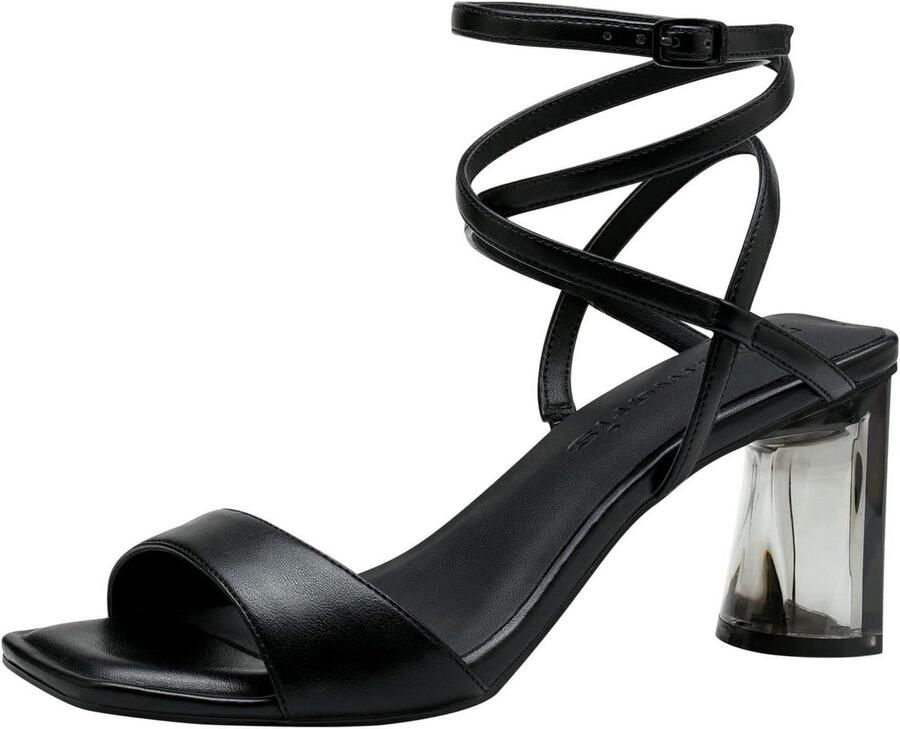 Elegante Witte Hoge Sandaal voor Dames Zomerse Stap