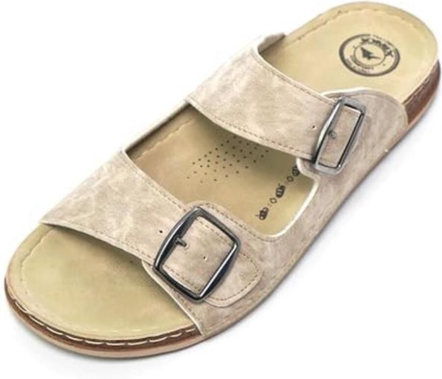 Elegante Zomer Pantoffels voor Heren met Gespen Ideaal voor Strand en Thuis