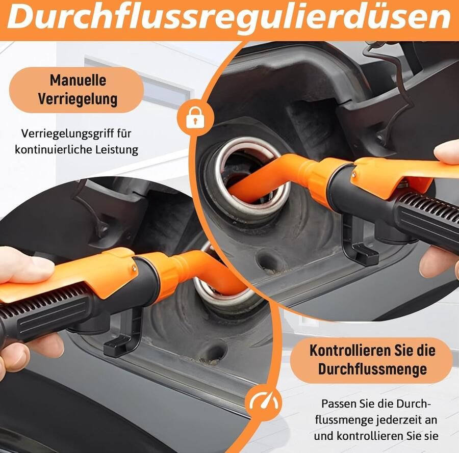 Elektrische transferpomp accu waterpomp elektrische overvulpomp brandstof overvulpomp (oranje)