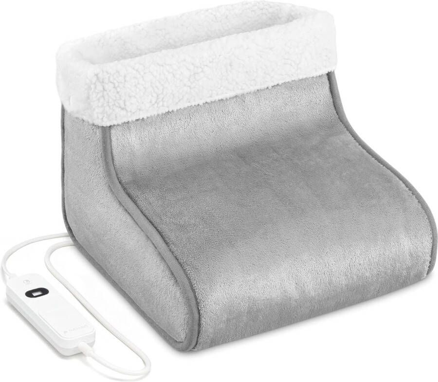 Elektrische Voetenwarmer met 3 Temperatuurniveaus en Overhittingsbeveiliging Wasbare Bak voor Koude Voeten