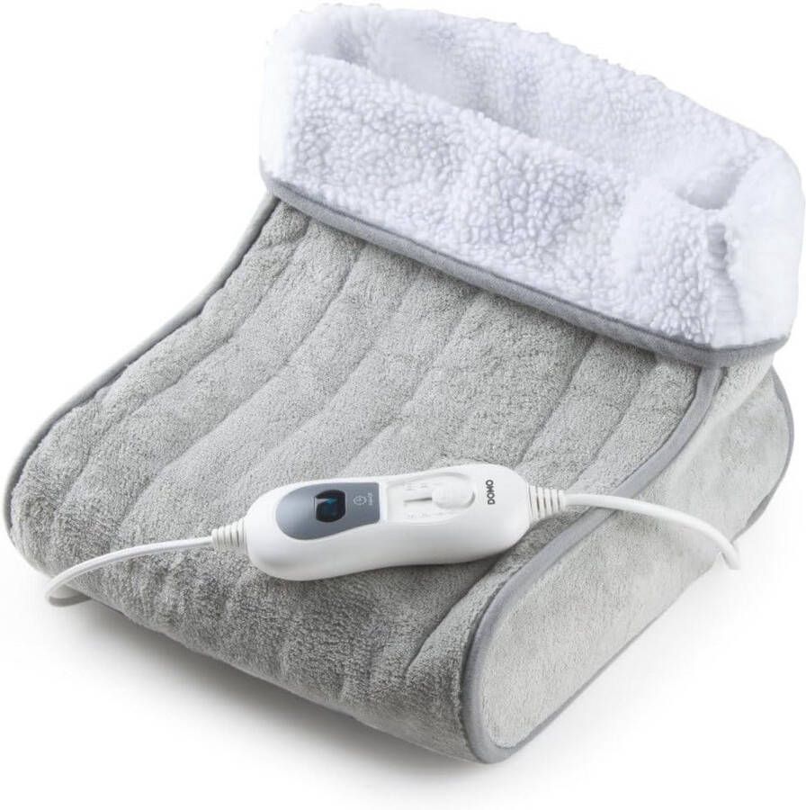 Elektrische Voetverwarmer Grijs Veilig en Comfortabel