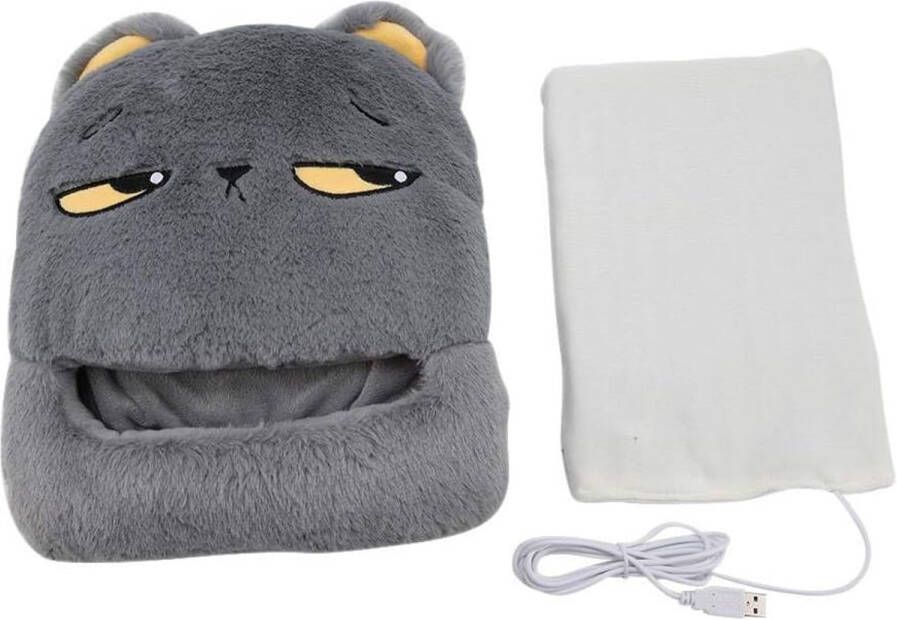 Elektrische Voetwarmer met Cartoon Patroon Warm en Comfortabel voor Thuis Kantoor en Reizen