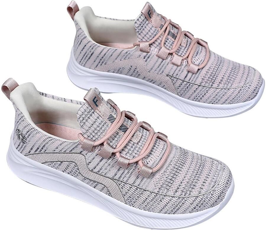 Elzusha Ademend Hardloopschoenen voor Dames met Veters - Foto 1