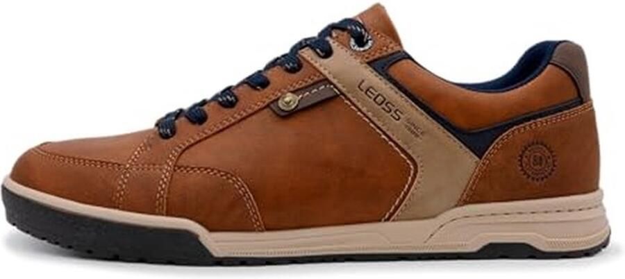 Elzusha Casual Leren Sneakers voor Volwassenen
