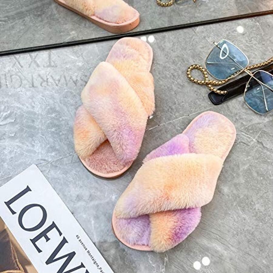 Slippers Dames Warm Comfort Geel - Foto 1