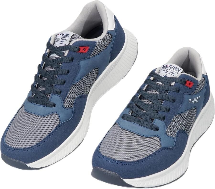 Elzusha Heren Low-Top Sportschoenen voor Comfort en Stijl
