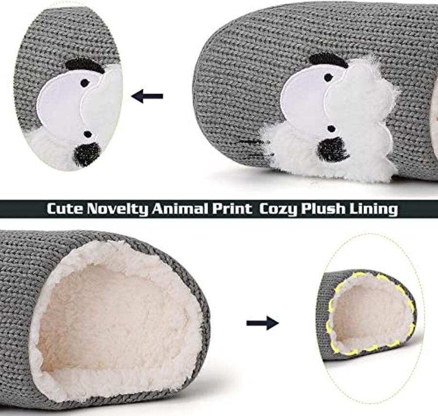 Elzusha Schattige Faux Fur Slippers voor Dames