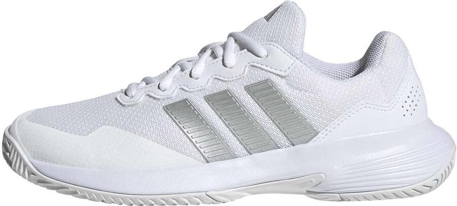 Elzusha Tennisschoenen voor dames Wit Zilver Gepolsterde ondersteuning - Foto 1