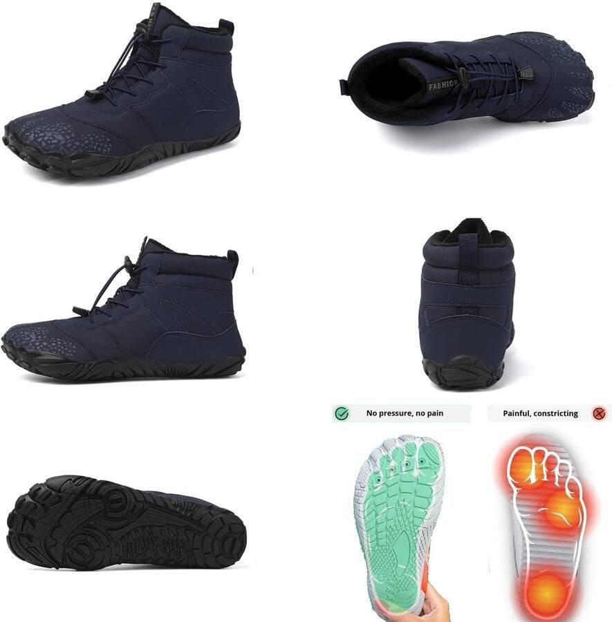 Waterdichte Barefoot Winterboots voor en