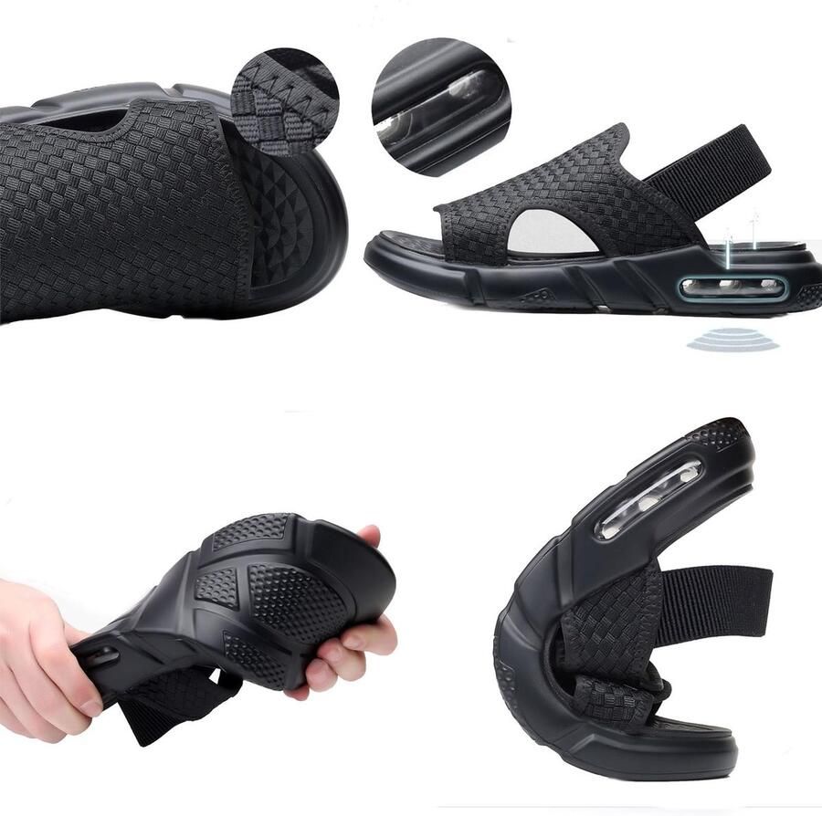 Elzusha Woven Zomer Sandalen voor Mannen met Luchtkussen - Foto 1