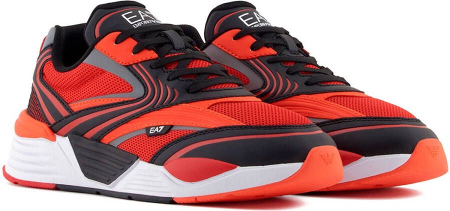 Ea7 emporio ar i Ace Runner Pop Schoenen Rood 2 3